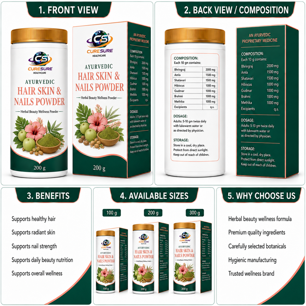 Ayurvedic Hair Skin And Nails Third Party Manufacturing