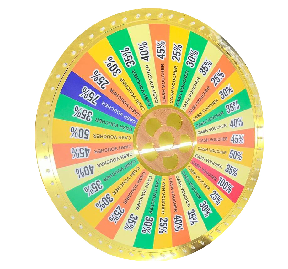 Acrylic Spin Wheel Game - Mounting Type: Wall Mounted Or Stand Mounted