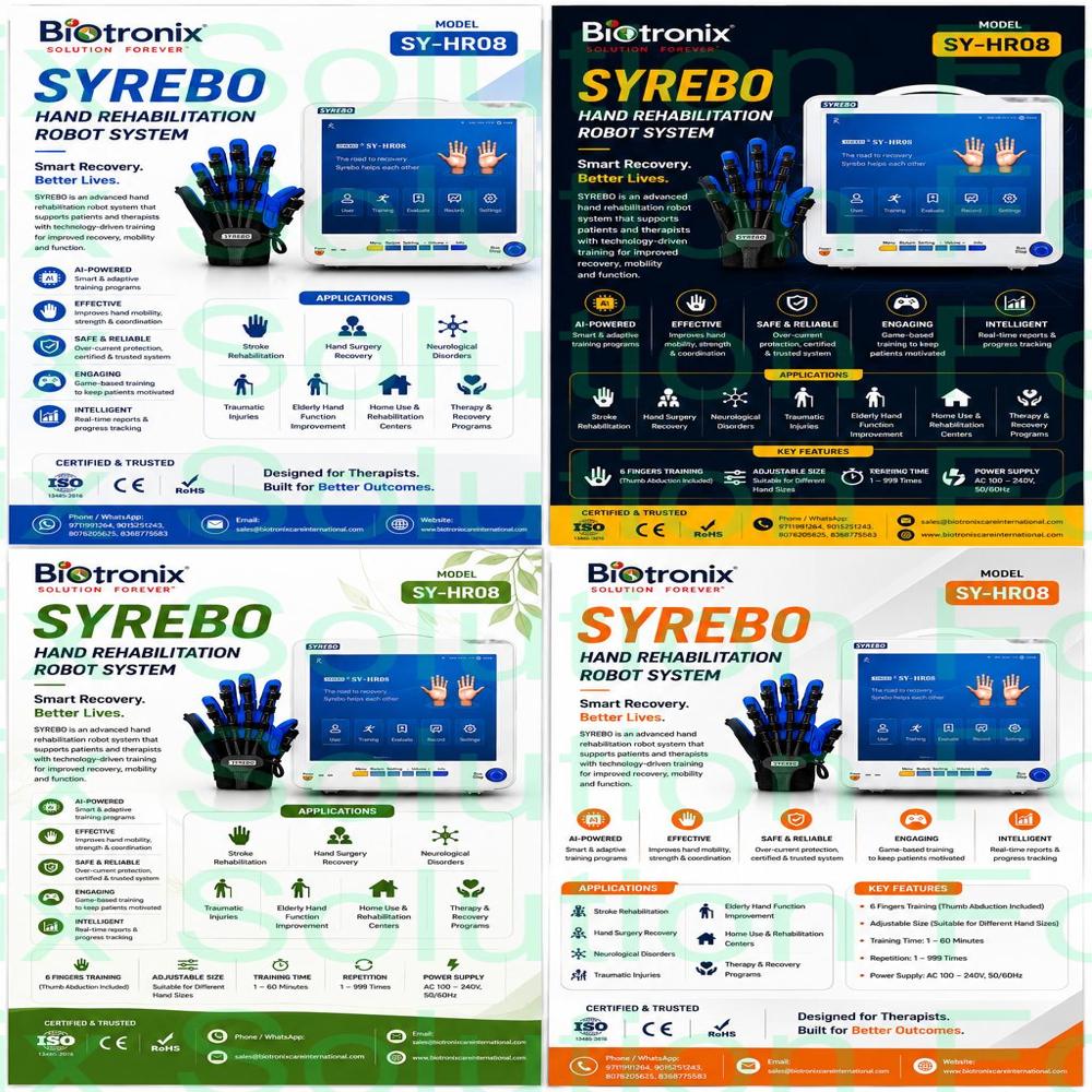Advanced Robotic Hand Training System for Upper Limb Recovery