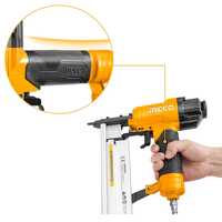 Ingco 2 In 1 Combo Brad Nailer, With 1000 Pcs Brad Nails & 200 Pcs Staples