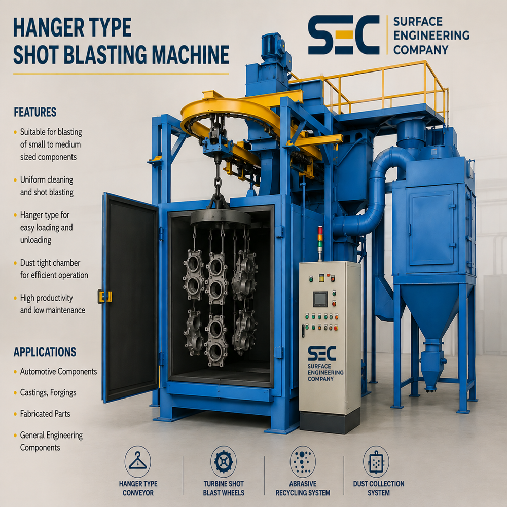 Hanger Type Shot Blasting Machine