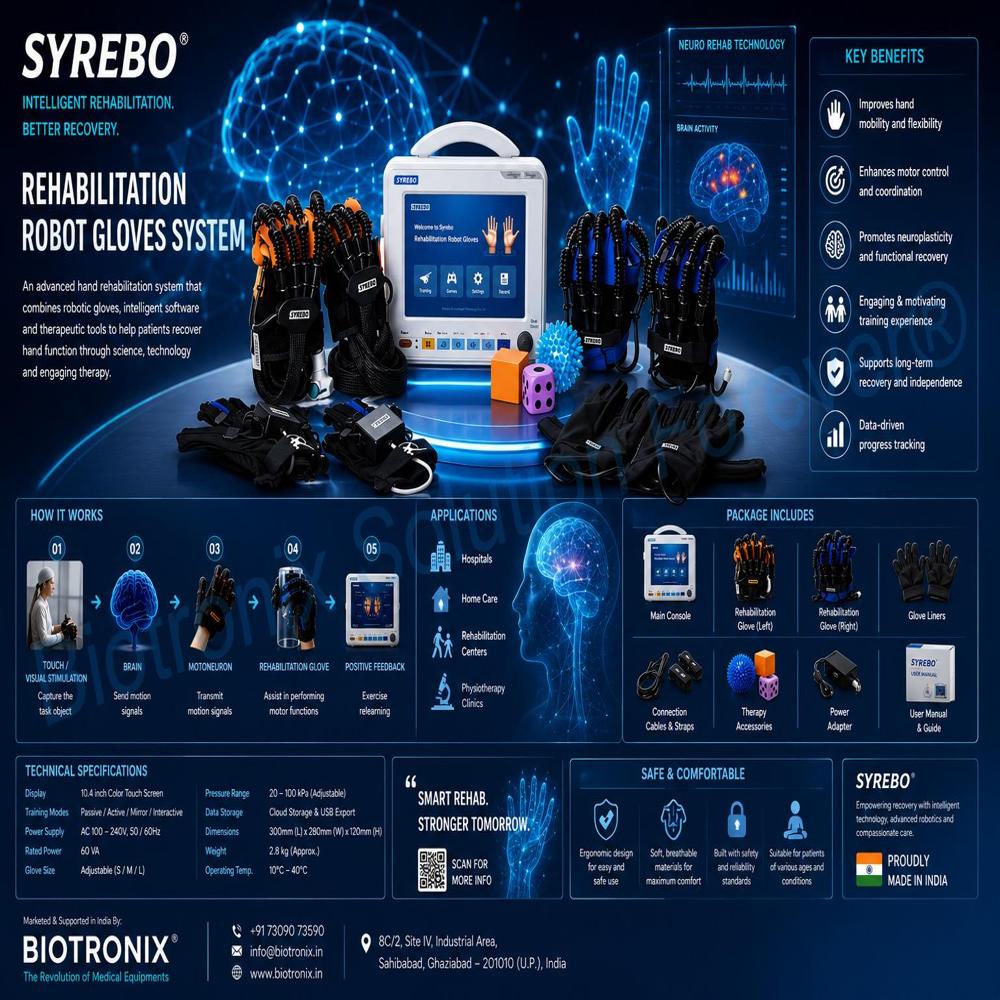 Professional Stroke Rehabilitation Glove for Hand Mobility Training