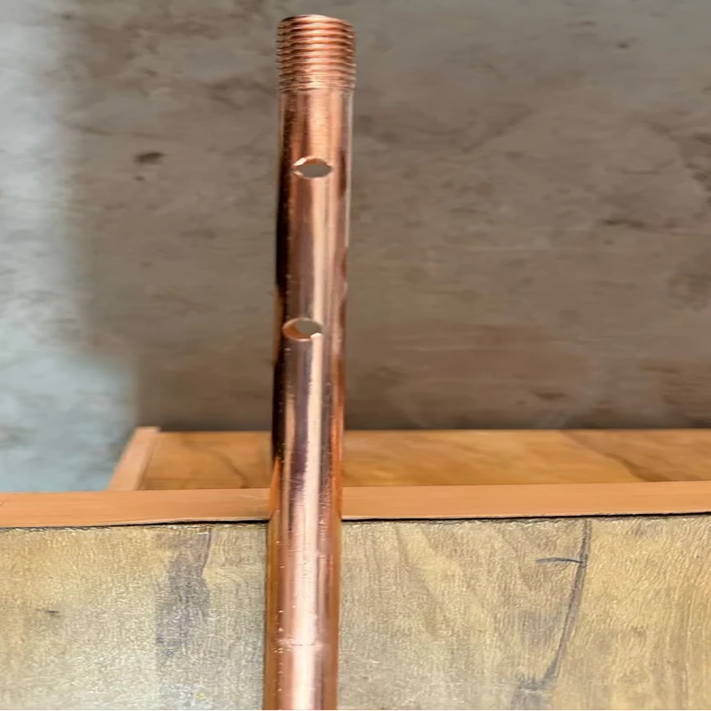 Earthing Kit 1 Meter Multi Spike - Color: Copper Brown