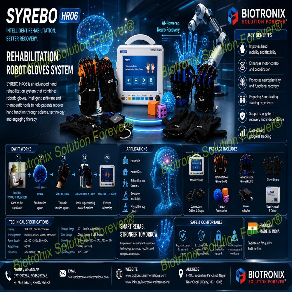 Advanced Hand Rehabilitation Robot for Physiotherapy Professionals