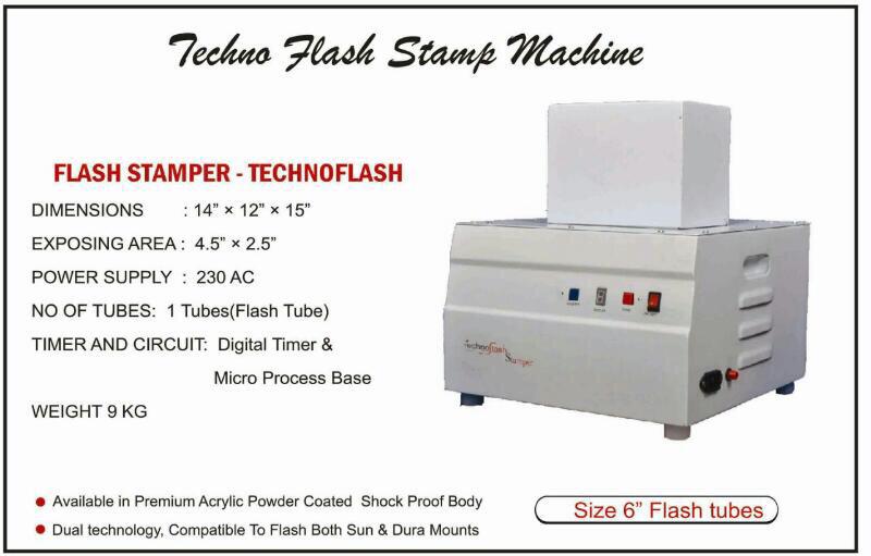 Pre Ink Stamp Making Machine - Capacity: 35 Pcs/hr