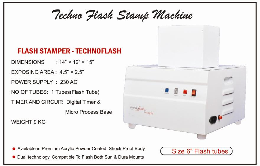 Self Ink Stamp Making Machine