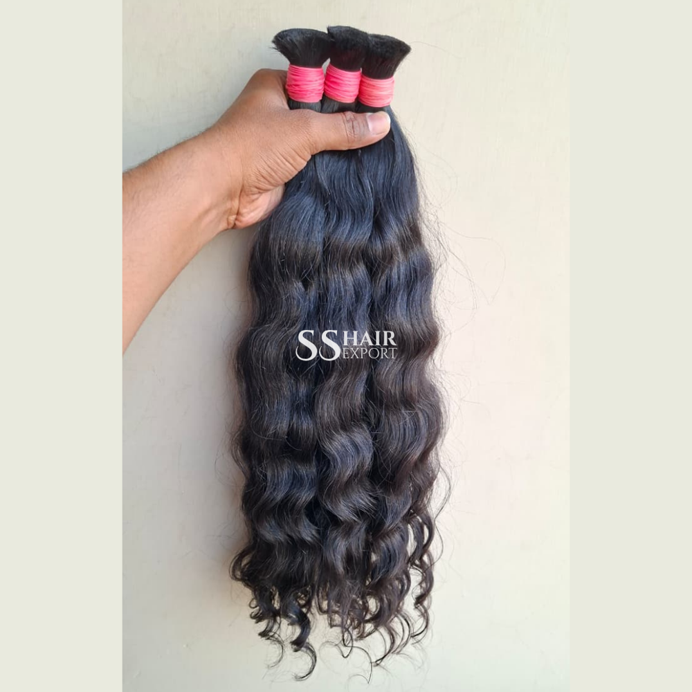 Human Hair Weave for Braiding Indian bulk Hair Natural Unweft Weaving