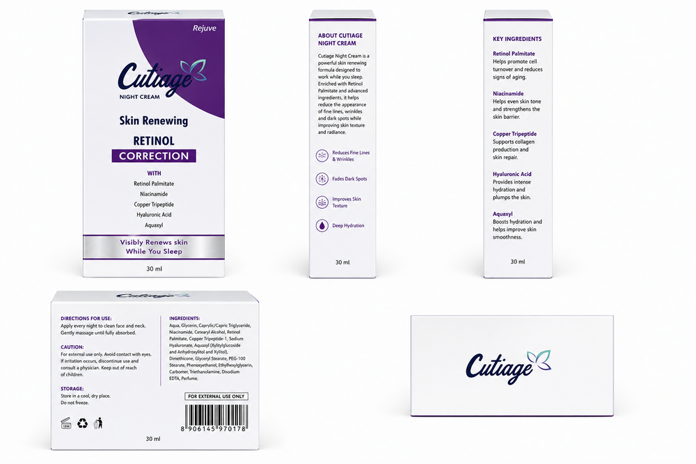 Cutiage 30ml Skin Renewing Correction Night Cream
