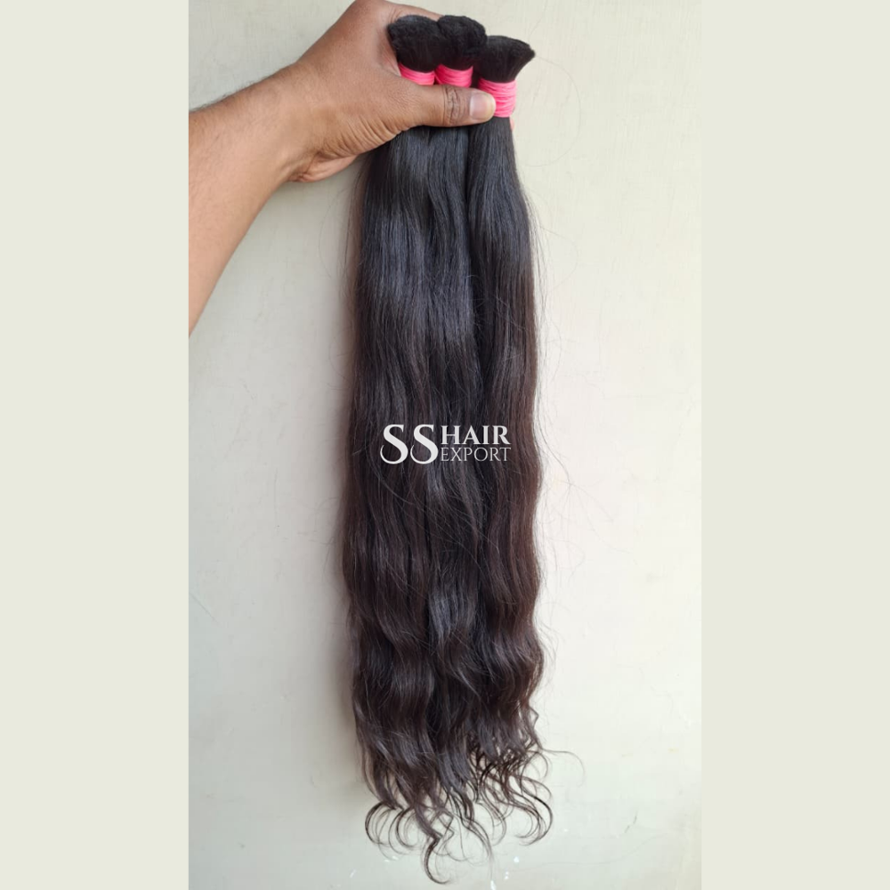 Long size Bulk Hair Human Braiding Indian Weaving Wholesale Vendors