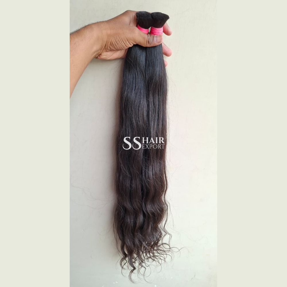 Long size Bulk Hair Human Braiding Indian Weaving Wholesale Vendors