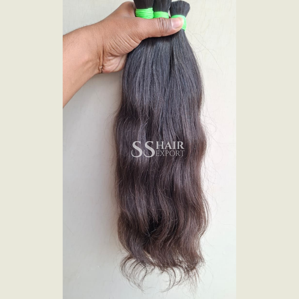 12A 26inch Raw Human Hair Extensions Indian Hair Natural Weaving