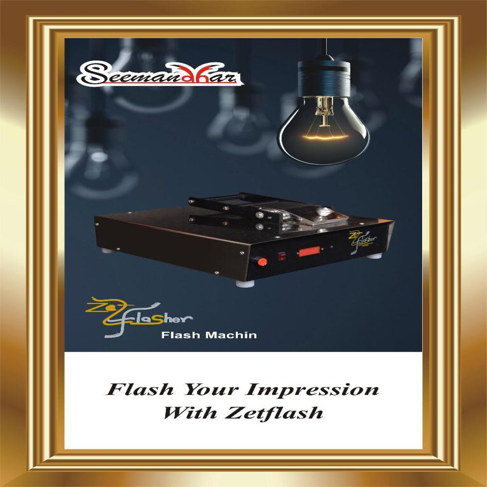 Zetflash Pre Ink Stamp Machine - Capacity: 30 Pcs/hr