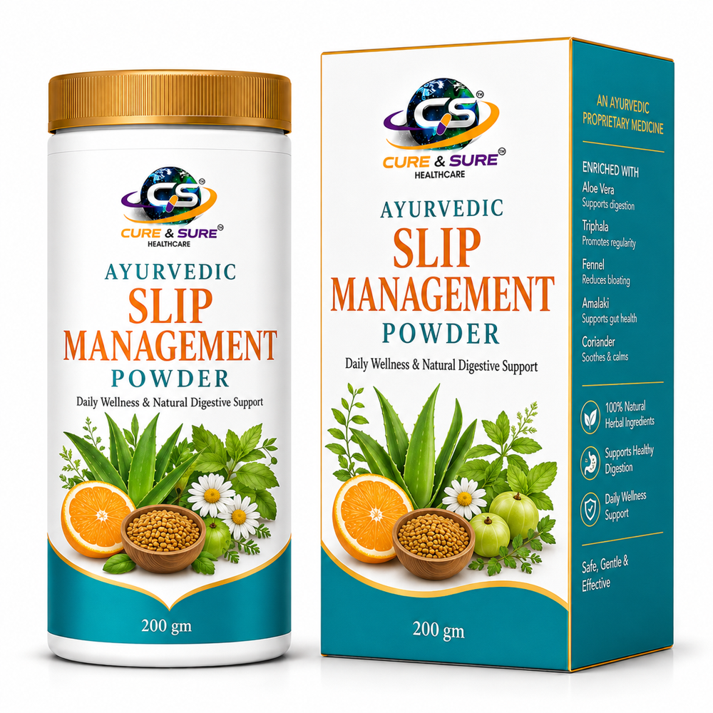 Ayurvedic Slip Management Powder  Third Party Manufacturing