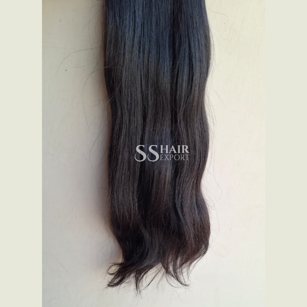 Black Bulk Human Hair Braiding 26inch Indian Natural Weaving Exporter Supplier