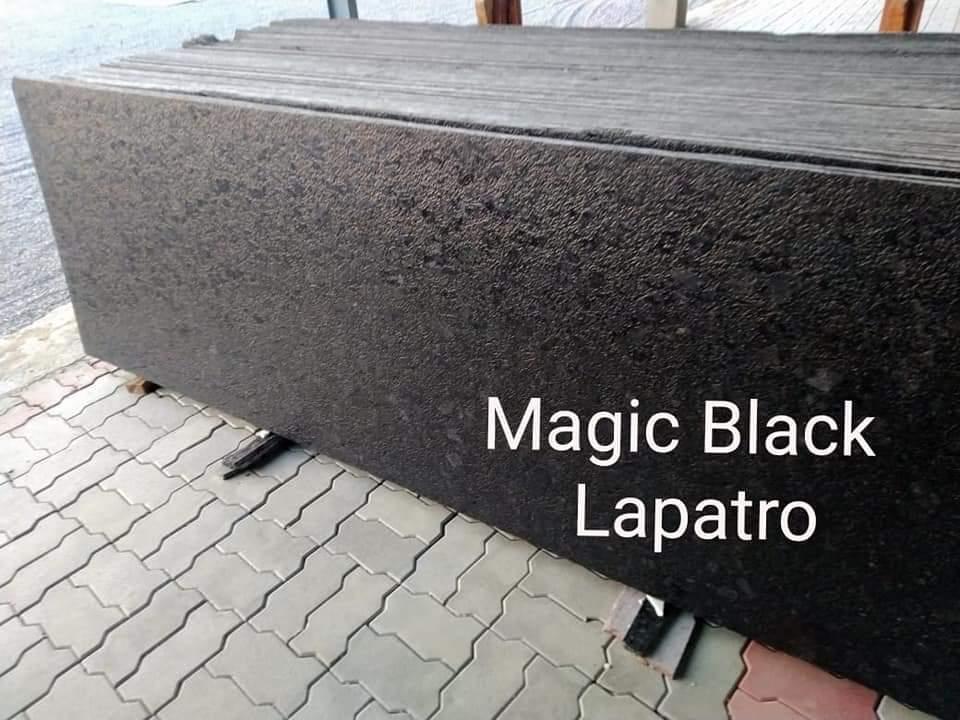 Black Lapatro  Granite Slab