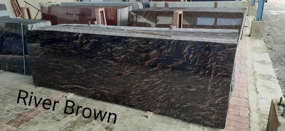 River Brown  Granite Slab