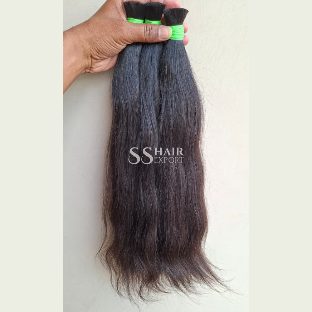 Bulk Human Braiding Hair Indian Natural Weaving Braids Hair for Extensions