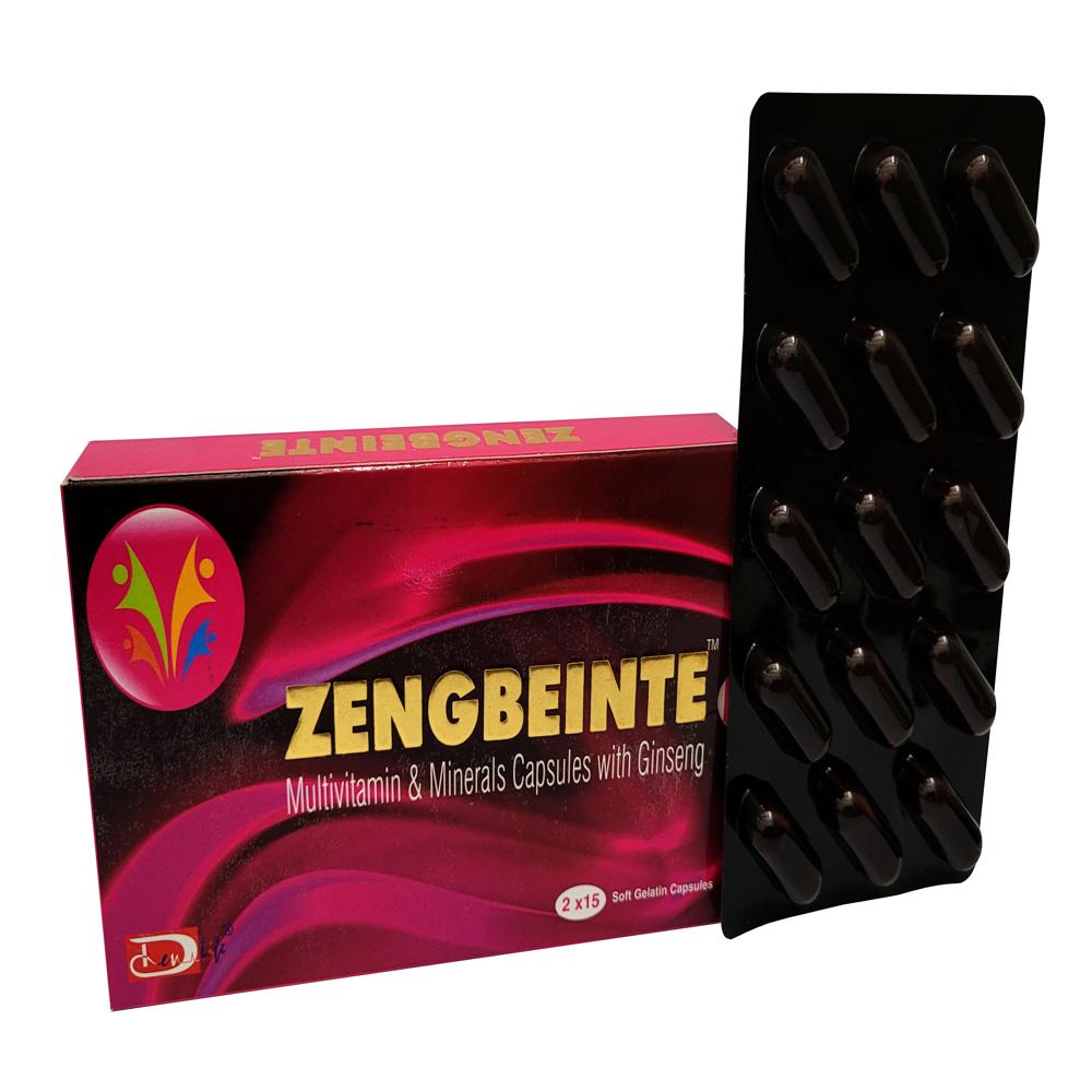Multivitamin and Minerals Capsules with Ginseng