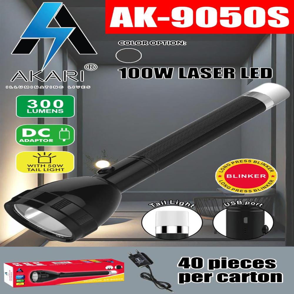 AKARI AK-9050S RECHARGEABLE HAND TORCH