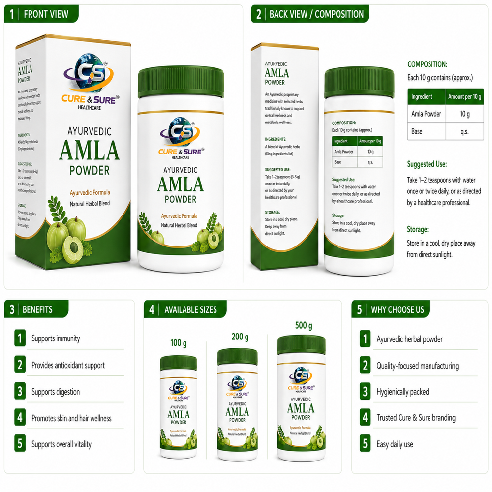 Ayurvedic Amla Powder Third Party Manufacturing 