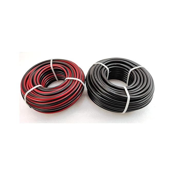 Red And Black Dc Cable Make Solife - Armored Material: Not Armored