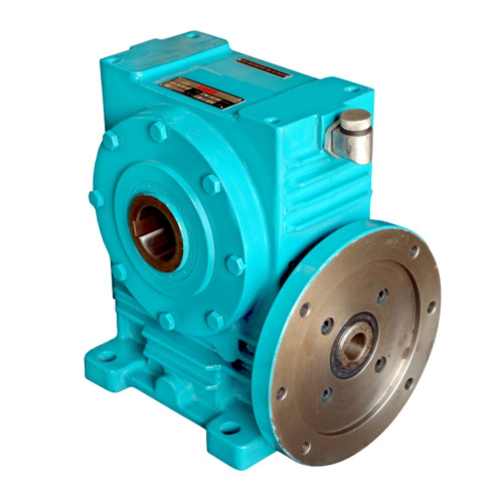 Square Horizontal Mounting Gear Box - Color: Green