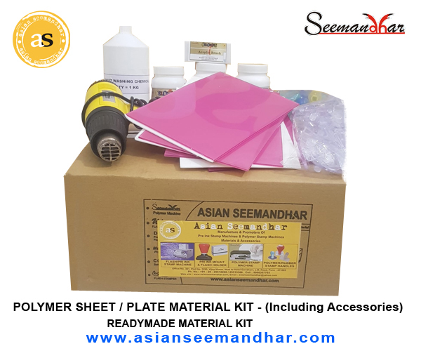 Jumbo Sheet Polymer Stamp Raw Material Kit