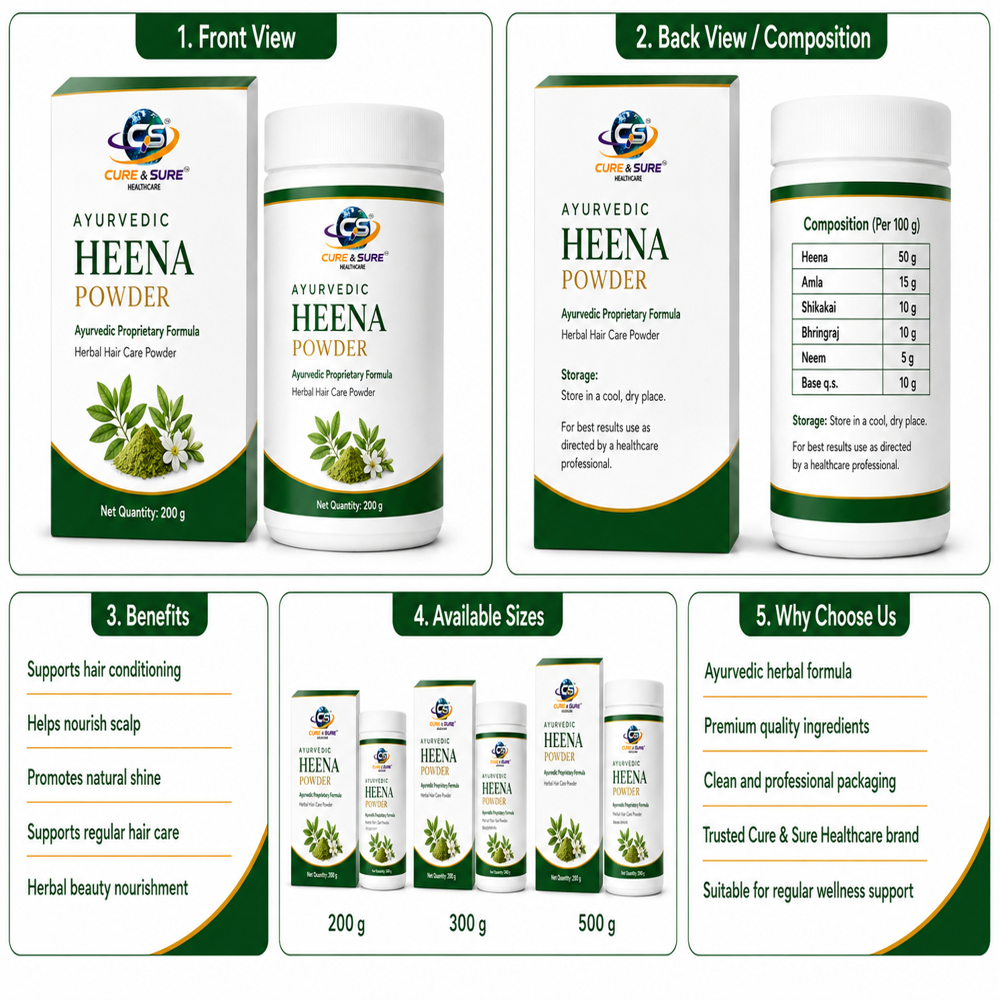 Ayurvedic Heena Powder Third Party Manufacturing