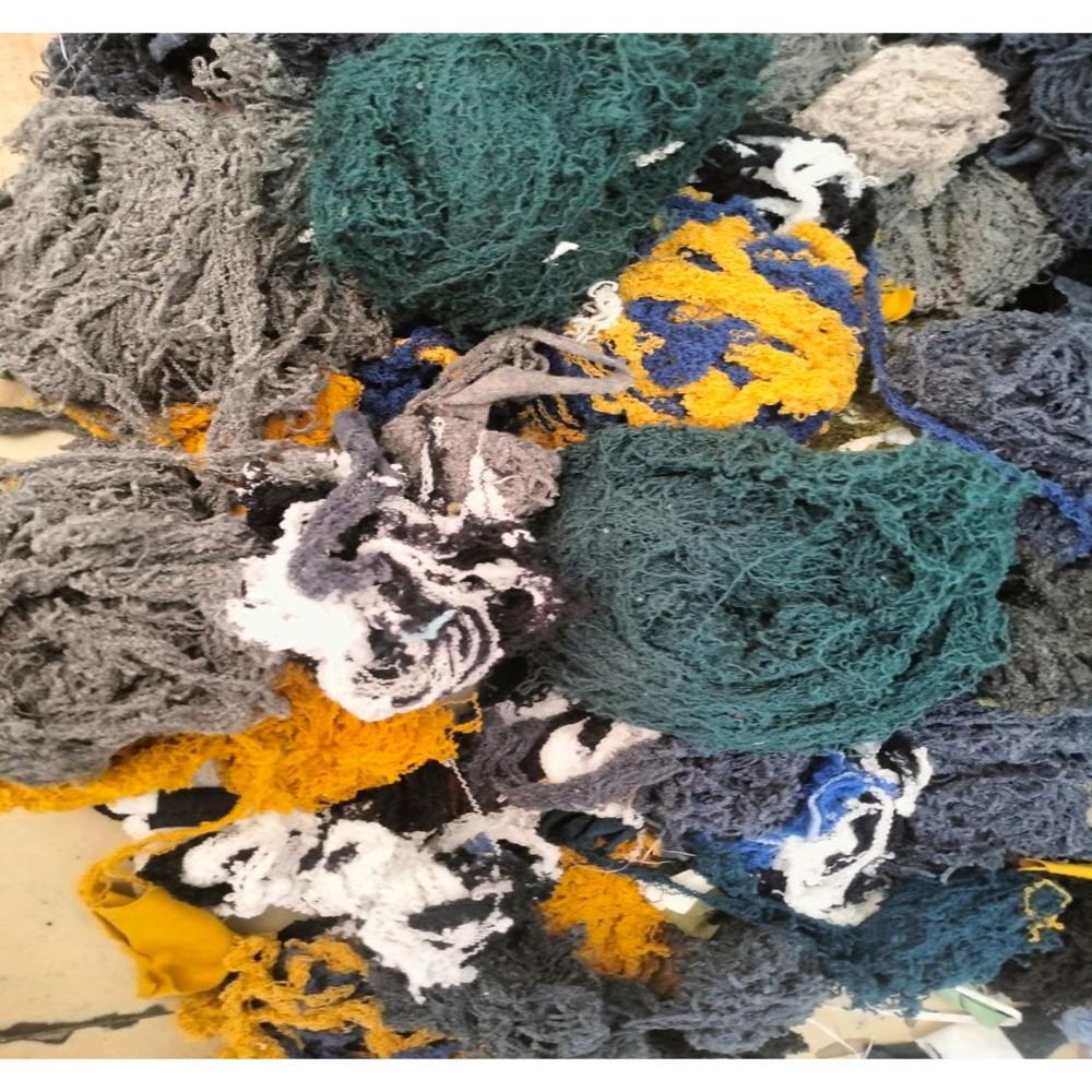 COLOR Cotton YARN WASTE
