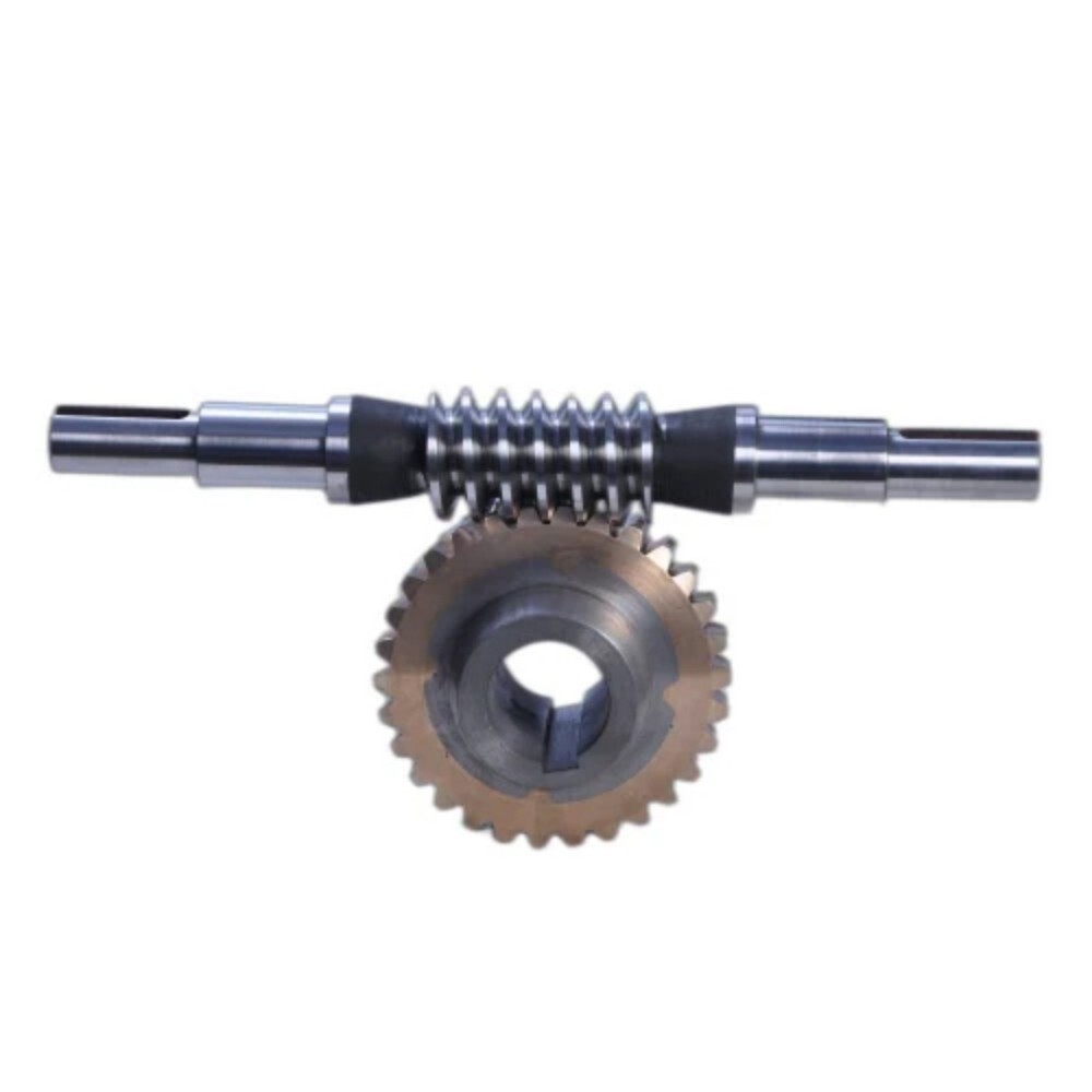 Worm Wheel Gear - Steel Forged, Helical Gear Tooth Profile, Silver Color | Rated For Up To 40 Hp, Ideal For Industrial Applications