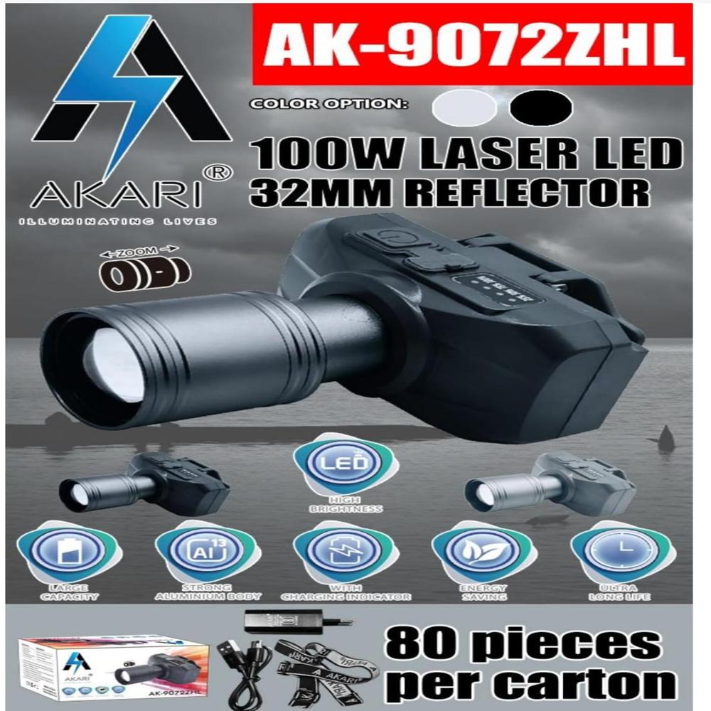 Akari  Ak-9072zhl Head Torch - Application: Out Door