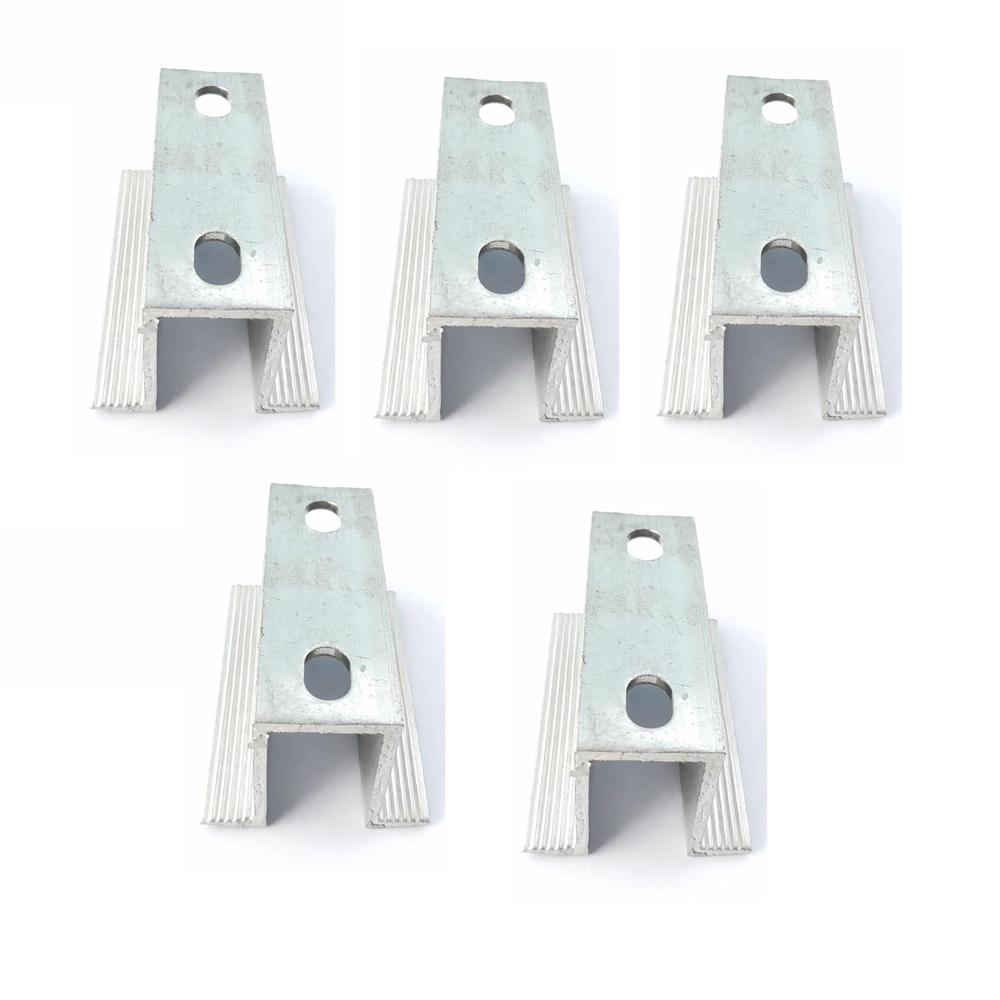 Mid  Double Hole Clamp 30*75 - Application: Solar Panel Mounting