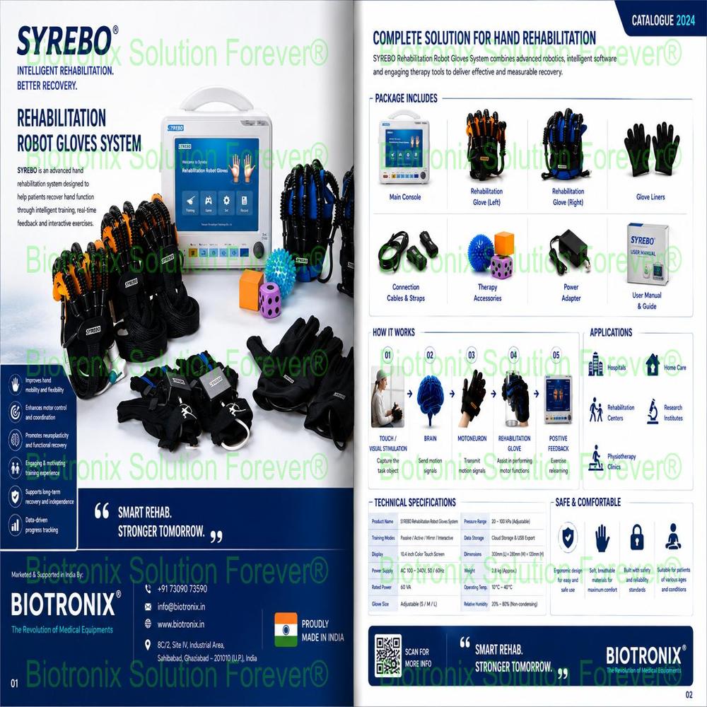 Professional Robotic Hand Recovery Equipment for Healthcare Professionals