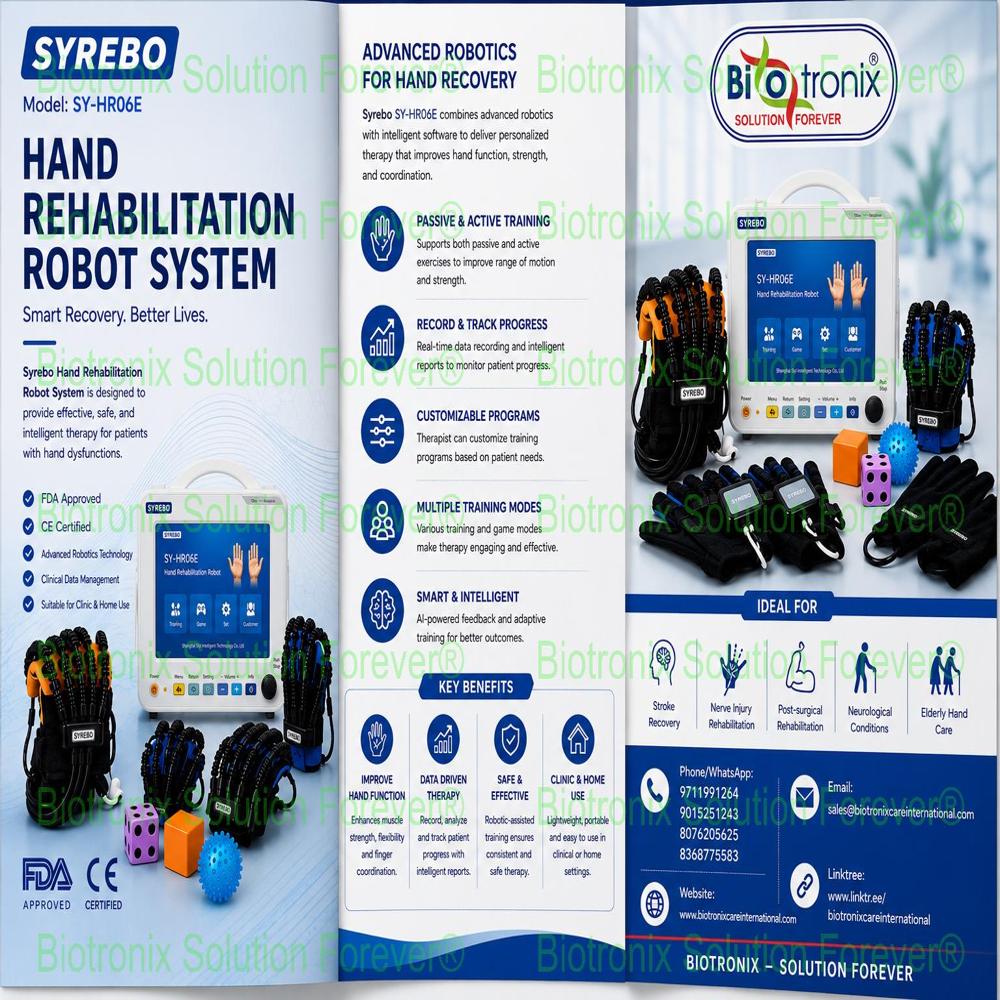Professional Robotic Hand Recovery Equipment for Healthcare Professionals