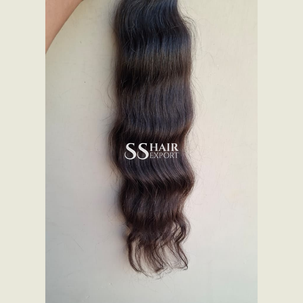 No Weft Bundle Raw Indian Bulk Human Hair Braiding Weaving 18-32inch