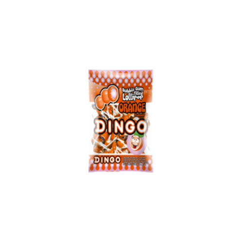 Dingo Orange Flavour Candy Lollipop