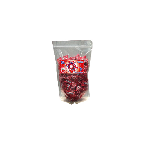 Mega Dazz Cherry Flavour Hard Boiled Candy Filled With Chewing Gum