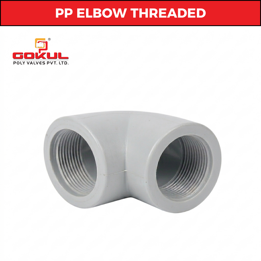 Gokul Pp Socket Type Elbow Threaded - Application: Industrial & Water Line