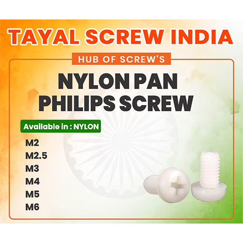 Nylon Pan Philips Screw