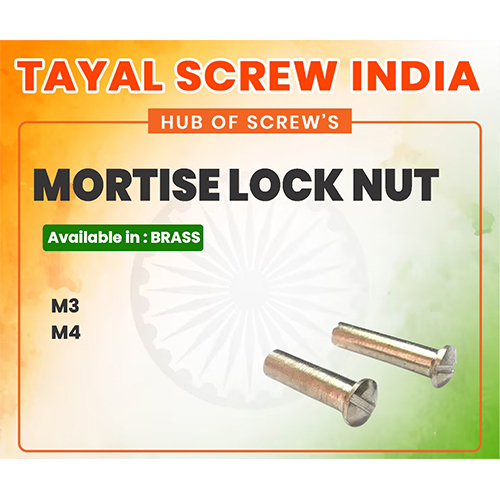 Mortise Lock Nut