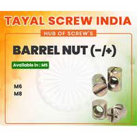Barrel Nut - Carbon Steel Zinc Coated