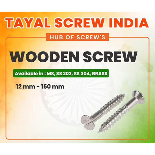 Wooden Screw