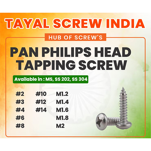 Pan Philips Head Tapping Screw
