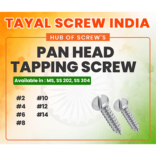 Pan Head Tapping Screw