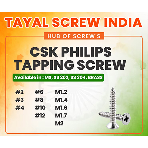 CSK Philips Tapping Screw