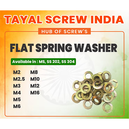 Flat Spring Washer