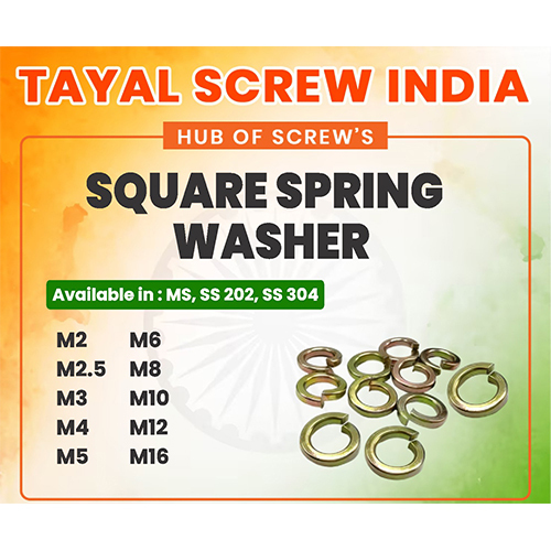 Square Spring Washer