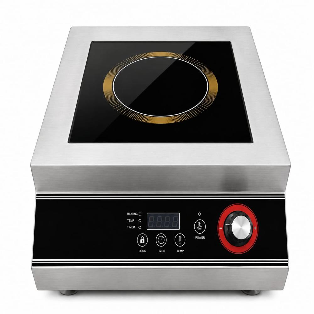Tabletop Induction -Flate Burner(220 V) - Color: Silver
