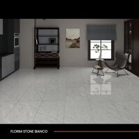 Digital Vitrified Tiles - Color: Light Grey