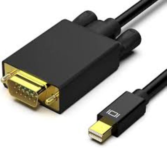 Mini Dp To Vga Cable - Copper, 1.5m, White, Gold-plated Connectors | Full Hd 1080p, Hot Swap Support, Rohs Compliant